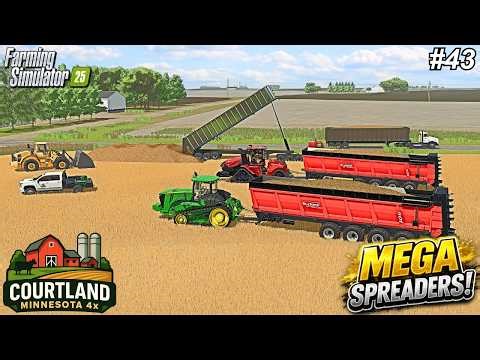 I SPENT $700,000 BUYING THE BIGGEST MANURE SPREADERS FOR THE MEGA DAIRY FARM | Courtland, MN | FS25