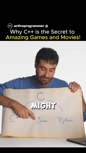 AI News | Robotics | Future Tech on Instagram: "Why C++ is the Backbone of Gaming & Animation! Did you know C++ powers 3D video games 🎮 and Pixar movies ✨? Its speed and efficiency make it unbeatable for intense computations. As a descendant of C, the “grandfather of programming,” it even inspired Python and Java! Credit video by: wired | YouTube 💬 What's your favorite programming language? Comment below! 👇 FOLLOW @activeprogrammer to learn something new every day! #programminglanguage #cplus