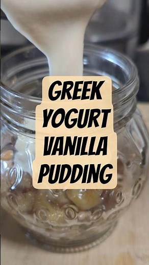 This high protein vanilla pudding tastes like dessert 🍨