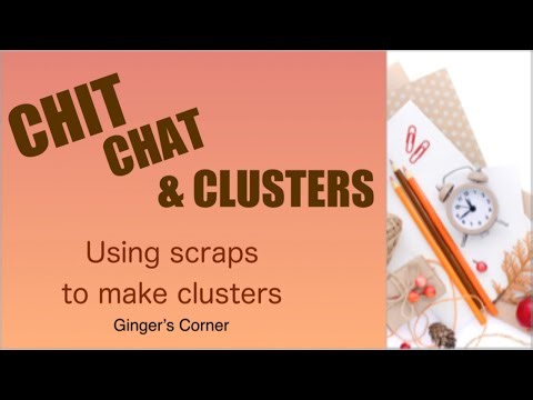 Making Clusters with Scraps | DIY Embellishments from Scraps