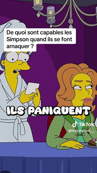 Les Simpson face à l'arnaque à Paris