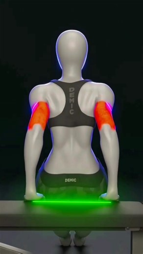 Triceps Dips: The Ultimate Arm Builder 🔥 | Perfect Form Guide”#shortsfeed #triceps