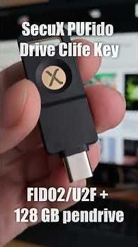 SecuX PUFido Drive Clife Key unboxing