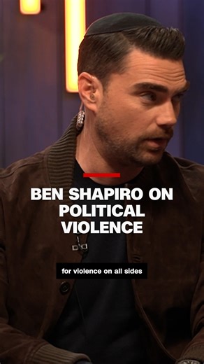 4K views · 34 reactions | Conservative podcast host Ben Shapiro says there are "permission structures" for political violence on all sides of the aisle. Stream more of the conversation at CNN.com/watch | CNN Politics | Facebook