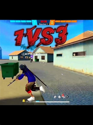 cs rank 1 vs 3 gameplay video #freefiregameplay #csrank #impossible