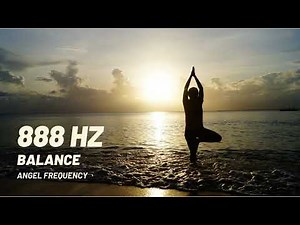 888 Hz Pure Tone | Angel Frequency | Balance | 8 Hours