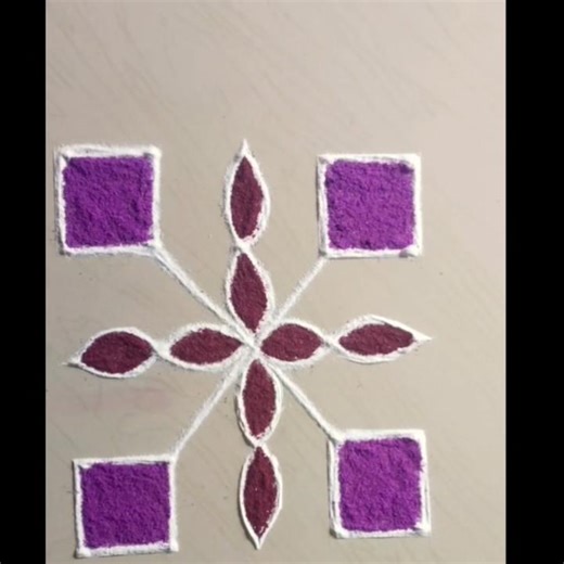 #Short#Beautiful 5 to 5 Dots Rangoli | Easy & Quick Rangoli Design#