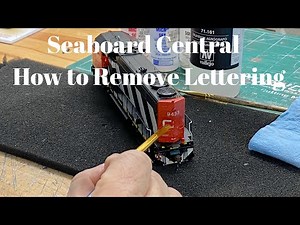 Seaboard Central - How to Remove Lettering
