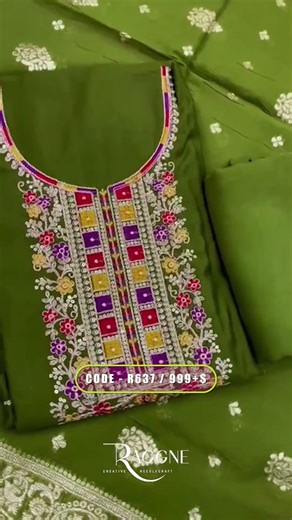 3 pc Unstitched Pochampally Silk Salwar |RAGGNEE | Booking : -9443143352 | www.dsrsarees.com