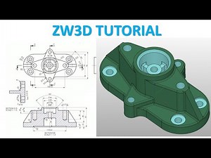 ZW3D Tutorial 25 | 3D Modeling Basic Design Beginners