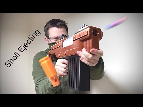 Printed shell ejecting foam dart blaster - Scully V2.0