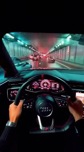 “Ferrari vs Audi RS6 POV Tunnel Overtake | HyperDrive POV”