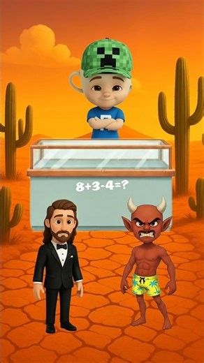 “Heaven or Hell Gift?! 😱🎁 Who Will Ballerina Choose — Jesus or the Devil? 😈😇”