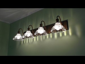 How to Install a Bathroom Vanity Light