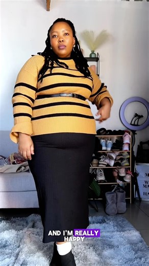 Day 8/30 winter outfit☺️ I was so bored shame the execution failed me. #plussizeootd #ootd #plussizeoutfit ##30daysoutfitschallenge | Mpho Lekay