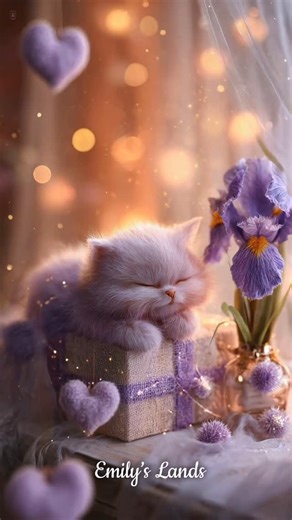 Emily's Land Ana Rotaru on Instagram: "Love is in the tiniest details… in a glowing heart held gently, in soft wings that carry wishes into the sky, in little paws bringing flowers just to make someone smile. May your Valentine’s Day be filled with warm light, sweet moments, and a love that feels like pure magic. 💖✨ #ValentinesDay #SpreadLove #FairyMagic #CuteAesthetic #LoveInTheAir"