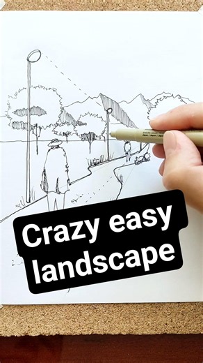 perspective = depth. #perspective #art #drawing #tutorial