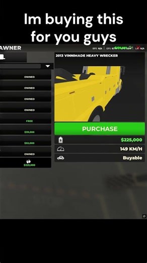 Buying the new truck in elrc! #roblox #games #gaming
