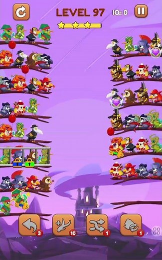 Bird Sort 2 Level 97 in Progress Challenge 😉