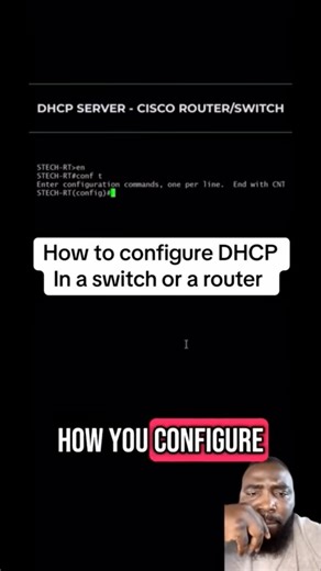 Configure on a Router or Switch