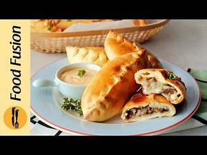 Russian Pirozkhi with Meat & Cheese Filling Recipe By Food Fusion