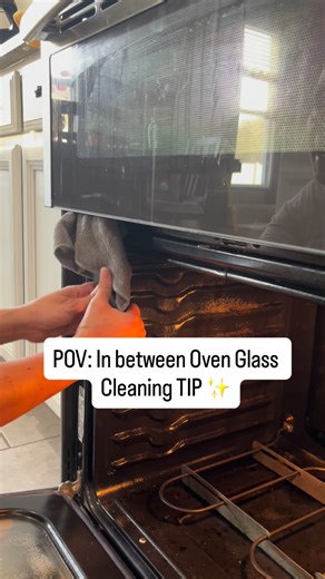 One Shot Gem Cleaning LLC on Instagram: "Tip: Getting in between the glass is tricky. I will not remove to clean as it can be a challenge to put back on so here is my go to n works just fine for me! Have you tried this out yet? #tips #fyp #fblifestyle #smallbusinessowner #trending #tryit #recommended #oven #glass #motivation"