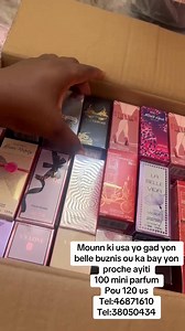 Buznis mini parfum sa se 100% bénéfice oumnm ki gon ti proche ou Haïti acheté pou li Poul komanse dégagel. Oumenm ki Haïti vinn acheté pou degagew Buznis parfum sa se pate Cho ouii.. Nous pas vann ni par 3 ni par 6 Nous vann bwat parfum an AK prix nous we an. Merci 👏 | NScompany