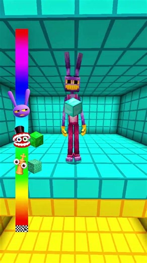 PART 4 | DIGITAL CIRCUSO• #minecraftshorts#digitalcircus#parkourl NOO 😭