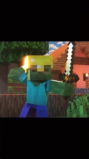 IRON GOLEM DESTROYS ZOMBIE SWORD 💀😭 #viral #minecraft #fyp #shorts