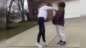 Chick Got All The Sonic Rings Knocked Out Of Her With This Brutal Punch!