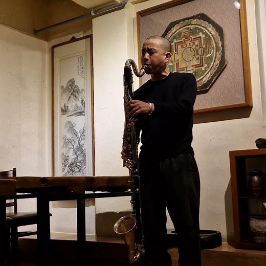 Bass Clarinet Jazz 베이스 클라리넷 재즈 Improvisation #bassclarinet #clarinet #jazz #shorts
