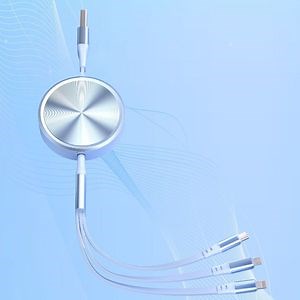 [Hot Item] Hot Selling Retractable USB Cable 3 in 1 Multiple Universal 3 in 1 Charger One USB Multi 3 in 1 Charging Data USB Cable