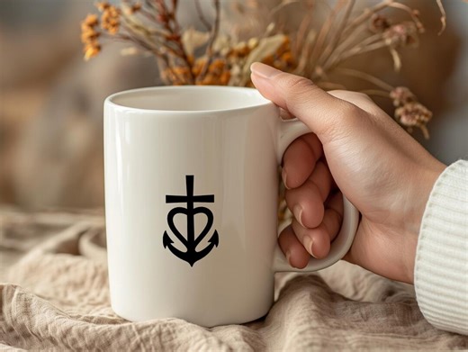 Anchor Cross Heart Svg. Christian Anchor Heart Cross Design. Nautical Faith Symbol. Laser Engraving File (eps, Svg, Pdf, Png, Dxf, Jpeg) - Etsy UK