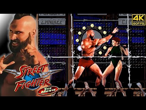 Street Fighter: The Movie - Zangief (Arcade / 1995) 4K 60FPS