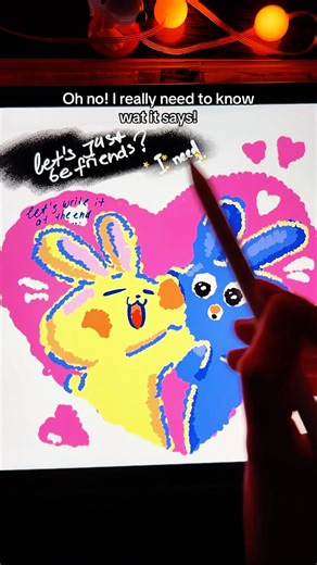 What did he write at the end? App: Drawly #digitalart #artchallenge #drawingapp #ipadgames #ipadart