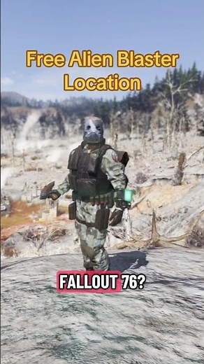 FREE Alien Blaster Location in Fallout 76 - #fallout #fallout76 #twitch #twitchclips #shorts
