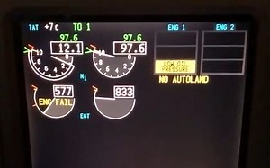 B737NG丨发动机熄火/关车（发动机仪表显示）