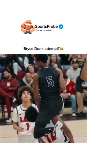 Going Deep On Sports 24/7 on Instagram: "So close… but the rim said nope. Bryce James, the younger son of NBA legend LeBron James, is rapidly emerging as one of basketball’s most intriguing young talents. Known for his smooth shooting stroke, sharp basketball IQ, and calm on-court presence, Bryce plays with a poise well beyond his years. As he grows taller and more fluid each season, he’s shaping into a versatile guard capable of scoring, facilitating, and defending at a high level. While the sp