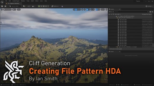 Project Pegasus | Cliff Generation 10 | Creating File Pattern HDA
