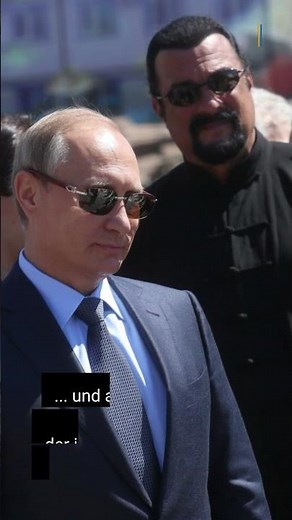 Putin verleiht US-Schauspieler Steven Seagal russischen Orden der Freundschaft #shorts