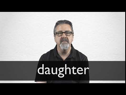How to pronounce DAUGHTER in British English
