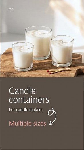 Candle Containers in Multiple Sizes & Shapes | For Candle Makers | Creopack
