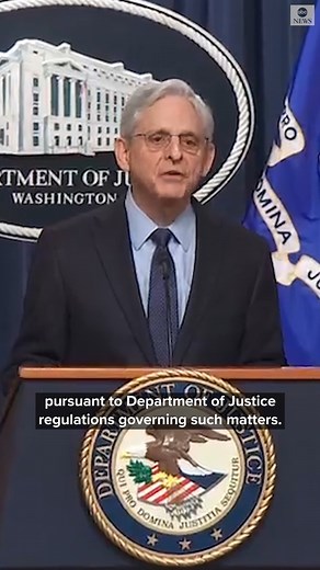 21K views · 213 reactions | BREAKING: Attorney General Merrick Garland announces appointment of special counsel to investigate Pres. Biden classified documents matter. https://abcn.ws/3IIXYBi | ABC News | Facebook