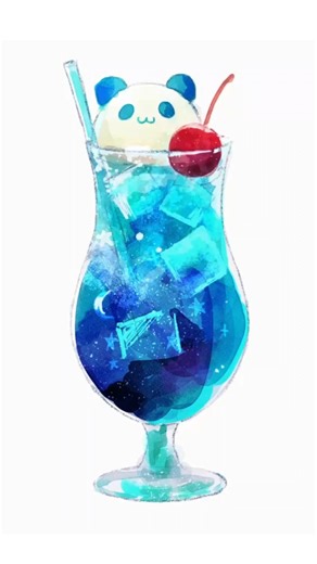 【イラストメイキング】しゅわしゅわクリームソーダ.。o○ #イラスト #イラストメイキング #illustration #illust #art