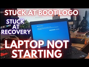 Dell Laptop stuck at boot logo /stuck at loading page / stuck at blue screen / stuck at boot loop