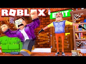 ENTKOMME DEM HORROR NACHBAR IN ROBLOX!