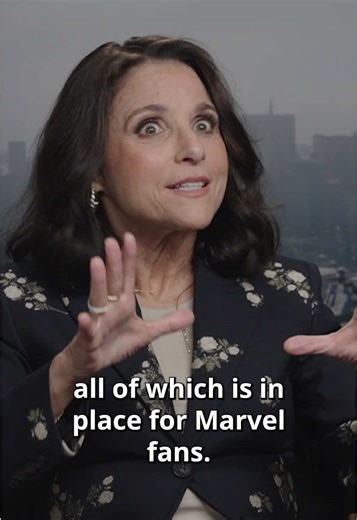 Julia Louis-Dreyfus on why ‘THUNDERBOLTS*’ works whether you’re a Marvel diehard or just jumping in 🤞 #Thunderbolts #JuliaLouisDreyfus #ValentinaAllegradeFontaine #Marvel #MCU #Seinfeld #Veep