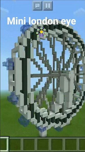 ¡Construí un mini london eye en Minecraft!😱🎡 #minecraft #londoneye