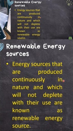Renewable Energy Sources
