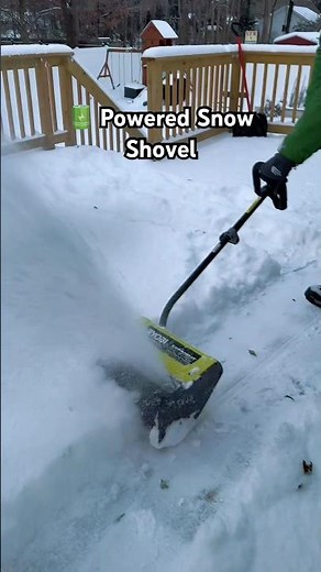 RYOBI’s Battery Powered Snow Shovel!